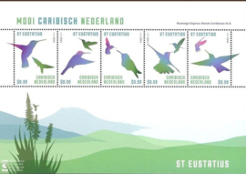 Caribisch Nederland  47 FXDC  Blok St. Eustatius (5 × US $ 0,99) 2014 Postfris