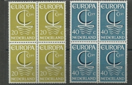 Nvph 868/867 Europa 1966 in Blokken Postfris