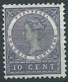 Suriname  48 10 ct Koningin Wilhelmina Ongebruikt