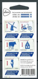 Nvph V3150/3154 Priorityzegels 2014 Postfris (W2W4W2W2, 4e editie)