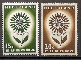 Nvph  827/828 Europa 1964 Postfris