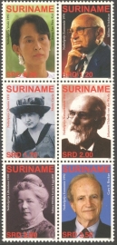 Suriname Republiek 1386/1391 Nobelprijswinnaars 2006 Postfris