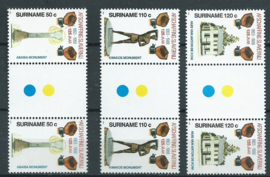 Suriname Republiek 592/594 BPA 150 Jaar Afschaffing Slavernij 1988 Postfris (3)