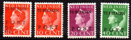 Nederlands Indië Port 49/52 Hulpportzegels Postfris (2)