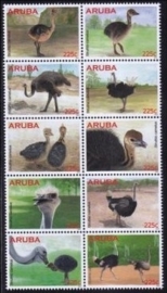 Aruba 826/835 Vogels 2015 Postfris