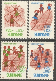 Suriname Republiek  786/789 Kinderzegels 1993 Postfris