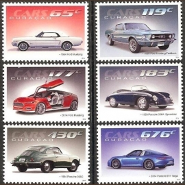 Curaçao Status Aparte 211/216 Auto's, Ford & Porsche 2014 Postfris