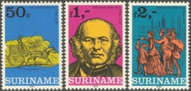 Suriname Republiek 205/207 Int. Postzegeltent. Londen 1980 Postfris