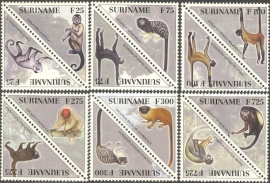 Suriname Republiek  920/931 Apen 1997 Postfris