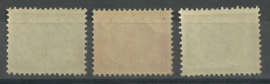 Nederlands Indië  40/47 Cijferzegels 1902/1909 Postfris (1)