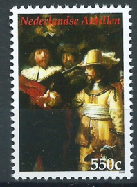 Nederlandse Antillen 1695a Blok Rembrandt van Rijn Postfris  (zegel uit blok)
