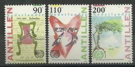 Nederlandse Antillen 1063/1065 Int. Arbeidsorganisatie Postfris