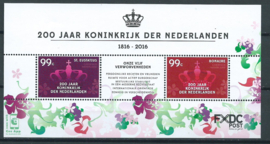 Caribisch Nederland   91 200 jaar Koninkrijk der Nederlanden 2016 Postfris