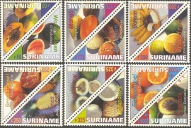 Suriname Republiek 1056/1067 Tropische Vruchten 2000 Postfris