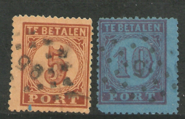 Port   1/2 1894/1910 Cijfer en Waarde Gebruikt