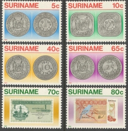 Suriname Republiek 348/353 Surinaams Geld 1983 Postfris