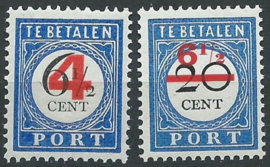 Port  29/30 Overdruk 1894-1910 Postfris (2)