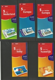 Jaarcollectie 2001 Postfris (Postzegelboekjes)