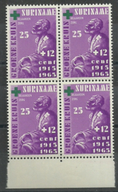 Suriname 423 PM in blok Postfris