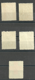 Nvph 203/207 Rode Kruis 1927 Postfris ( 8)