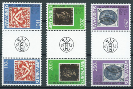 Suriname Republiek 656/658 TBBP A Int. Postzegeltent. Londen 1990 Postfris (2)