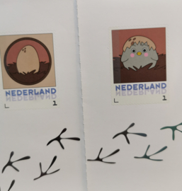 Postzegelboekje de Postduif Postfris