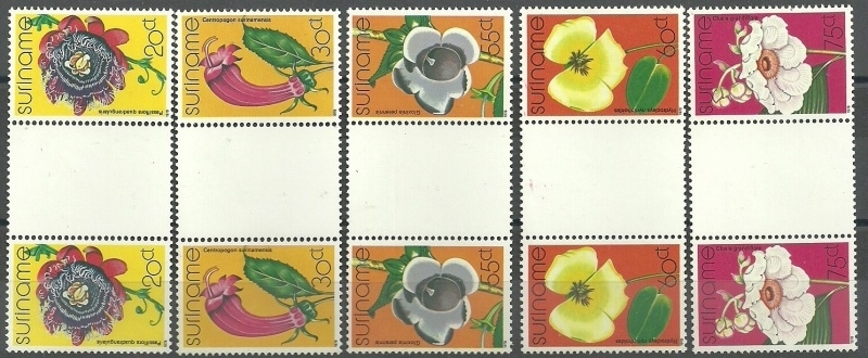 Suriname Republiek 108/112 BP Orchideeën 1978 Postfris