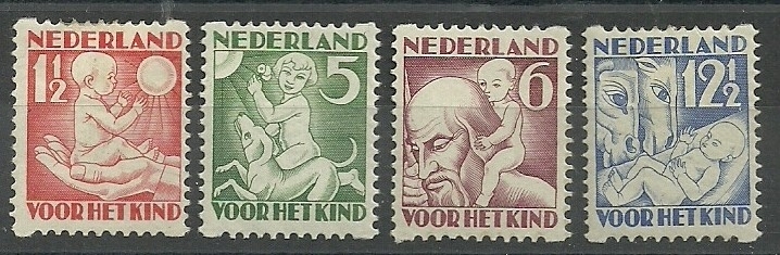 Roltanding 86/89 Kinderzegels 1930 Ongebruikt