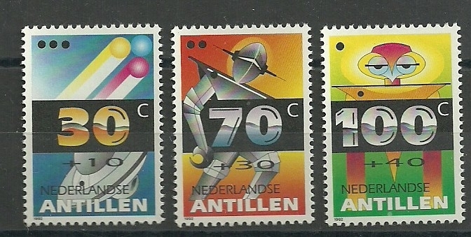 Nederlandse Antillen 1013/1015 Kinderzegels 1992 Postfris