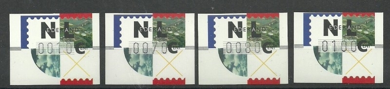 AU 31 Automaatzegels Frama Strook Postfris