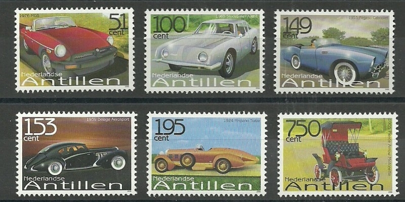 Nederlandse Antillen 1652/1657 Auto`s 2006 Postfris