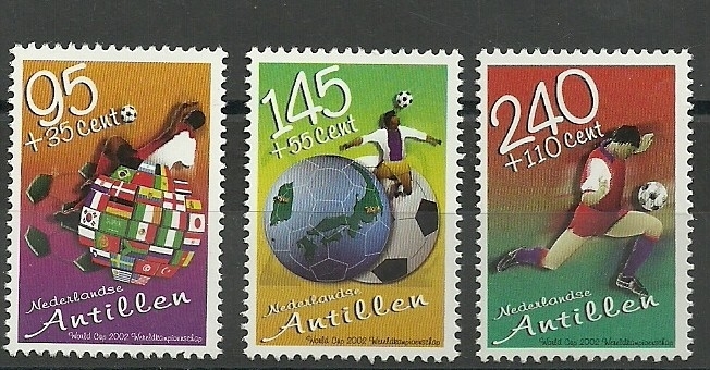 Nederlandse Antillen 1390/1392 WK Voetbal Postfris
