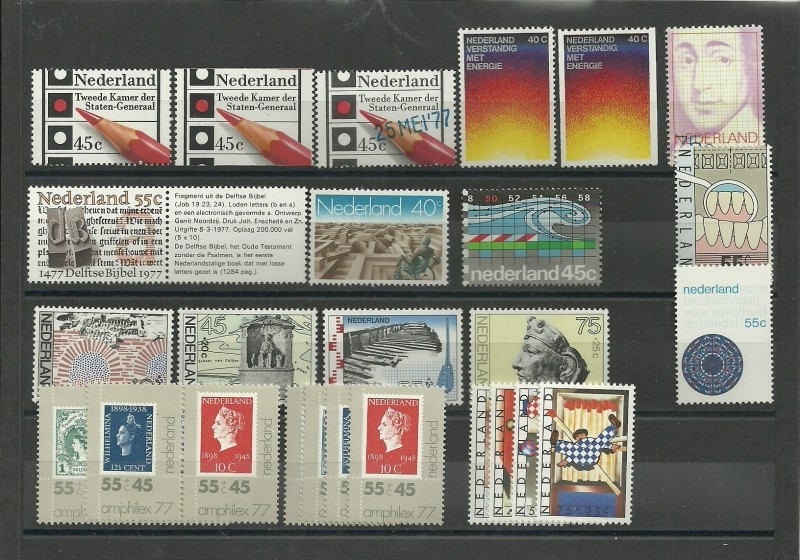 Complete Jaargang 1977 Postfris