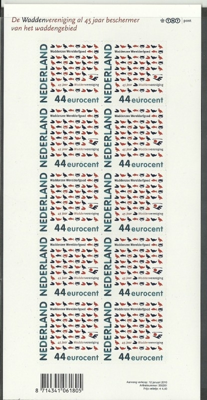 Nvph V2694 Persoonlijke Postzegel 2010 Postfris