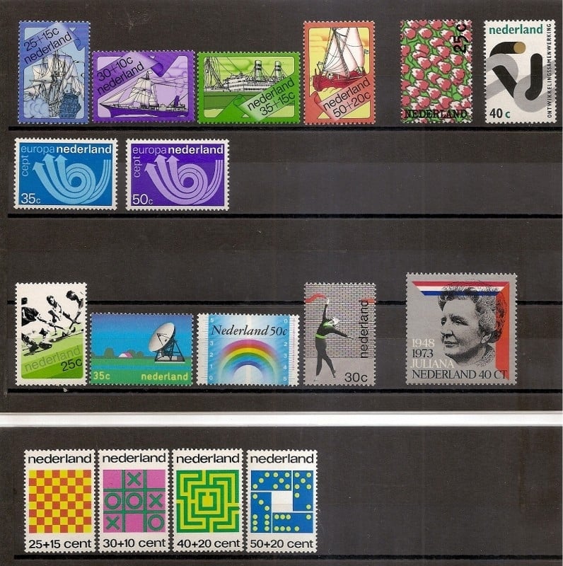 Complete Jaargang 1973 Postfris