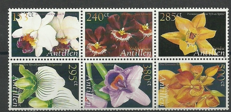 Nederlandse Antillen 1640/1645 Orchideeën Postfris