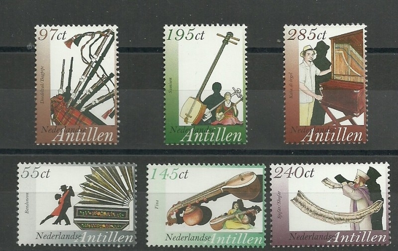Nederlandse Antillen 1615/1620 Muziekinstrumenten Postfris