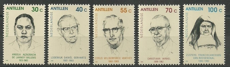Nederlandse Antillen 1008/1012 Verdienstelijke Personen Postfris