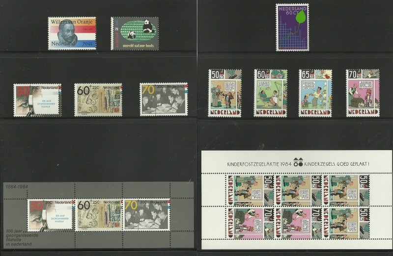 Complete Jaargang 1984 Postfris (Met blokken en boekjes)