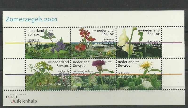 Nvph 1973 Zomerzegels 2001 Postfris