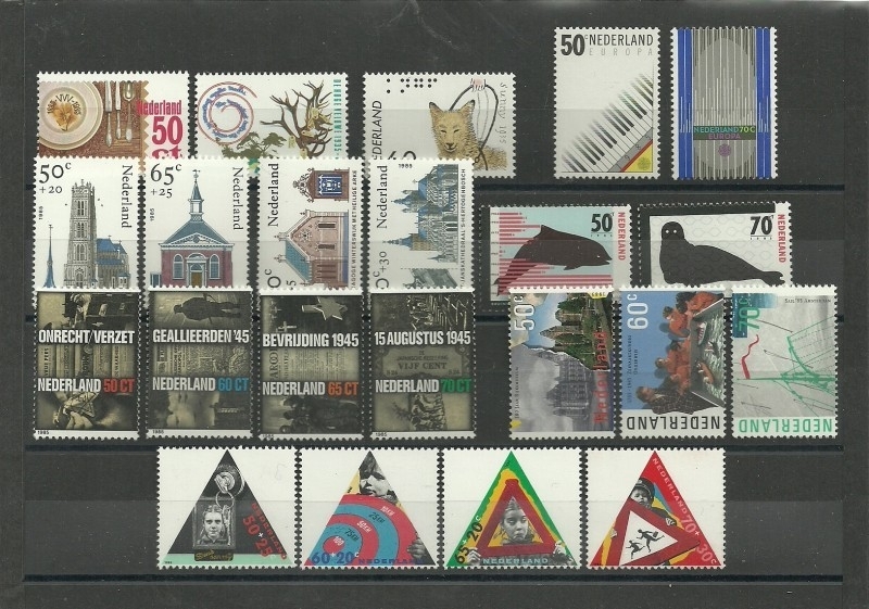 Complete Jaargang 1985 Postfris (Met blokken en boekjes)