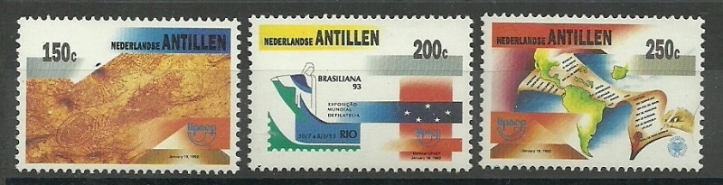 Nederlandse Antillen 1034/1036 Brasiliana 1993 Postfris