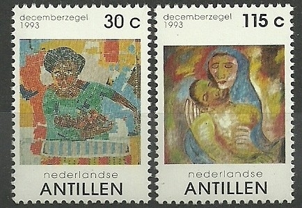 Nederlandse Antillen 1046/1047 Kerst 1993 Postfris