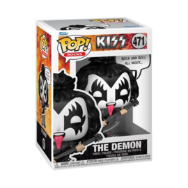 Kiss pop sayings vinyl figure The demon r&r all night 9 cm