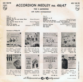 THREE JACKSONS - ACCORDION MEDLEY NO. 46/47 ( EP )