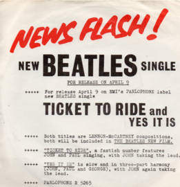 BEATLES THE - TICKET TO RIDE