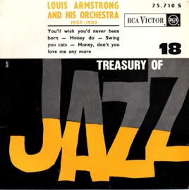 LOUIS ARMSTRONG - TREASURY OF JAZZ (EP)