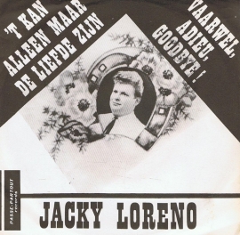 JACKY LORENZO - 'T KAN ALLEEN MAAR DE LIEFDE ZIJN