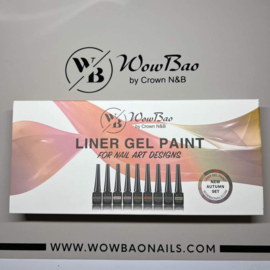 WowBao Nails Liner gel Paint Set AUTUMN