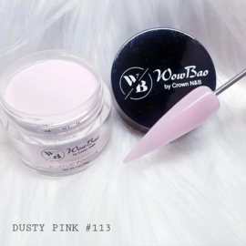 WowBao Nails acryl poeder nr 113 Dusty Pink 28g